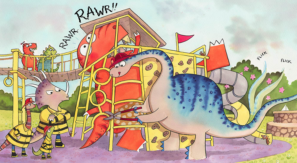 Dinosaur Firefighters s/c - Image 6