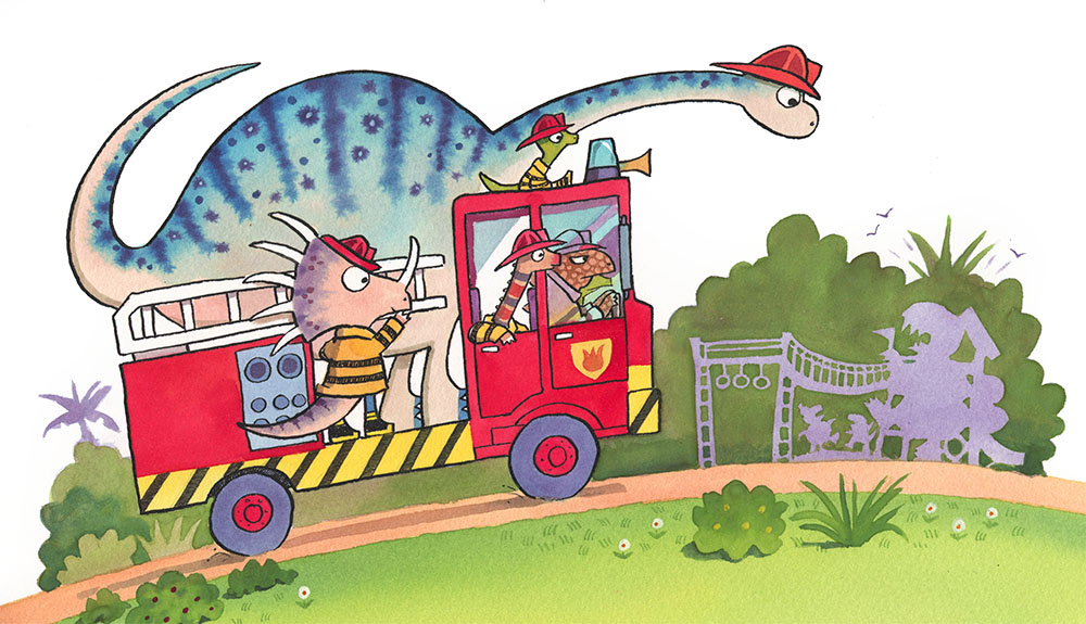 Dinosaur Firefighters s/c - Image 5