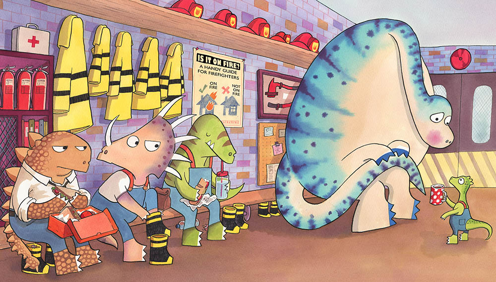 Dinosaur Firefighters s/c - Image 7