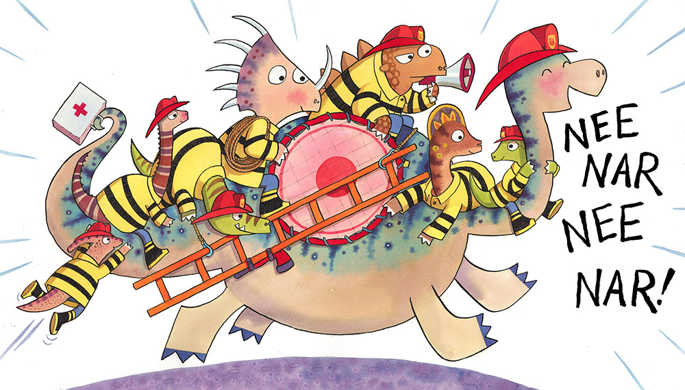 Dinosaur Firefighters s/c - Image 8