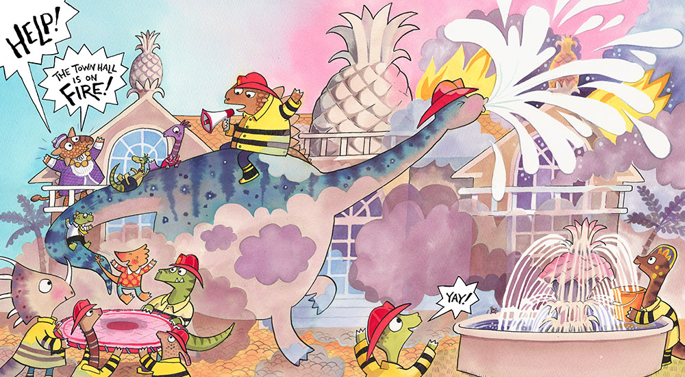 Dinosaur Firefighters s/c - Image 9