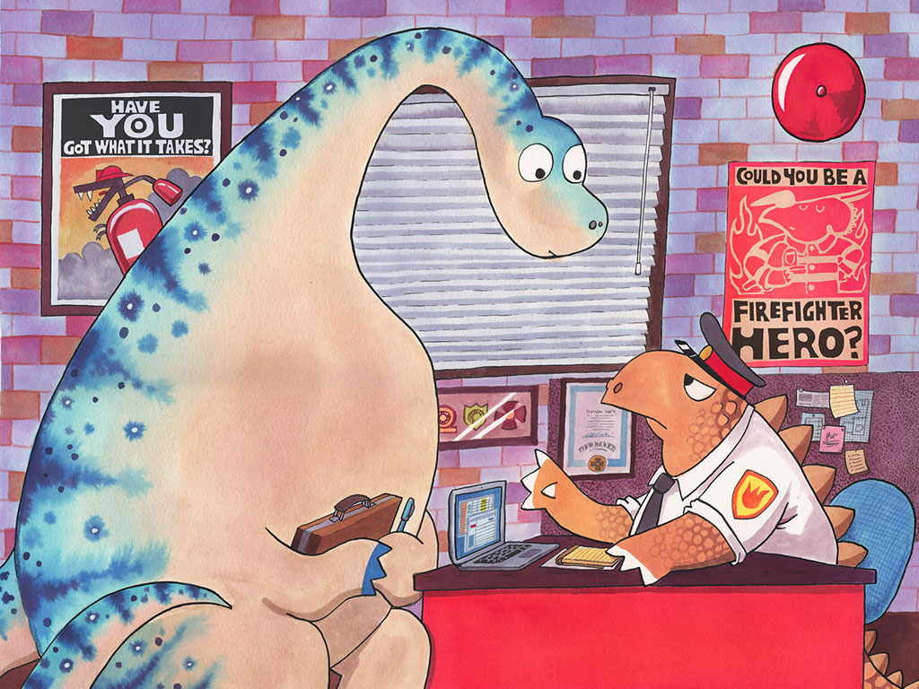 Dinosaur Firefighters s/c - Image 2