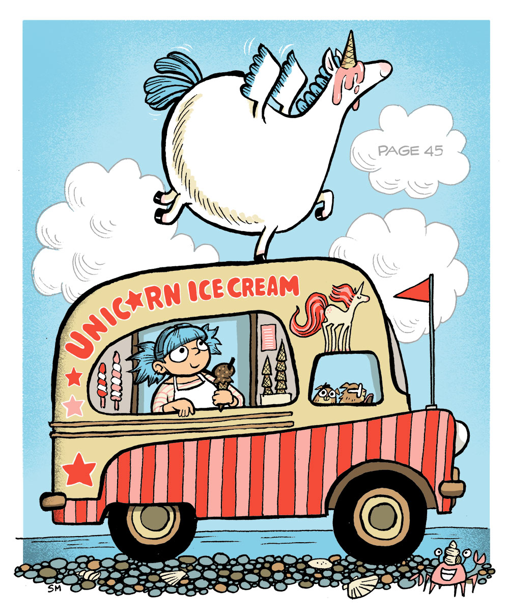 Kevin Vs The Unicorns: A Roly-Poly Flying Pony Adventure h/c (Exclusive Signed Page 45 Bookplate) - Image 3