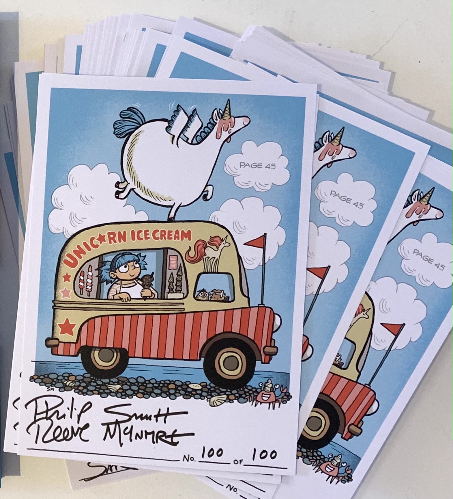 Kevin Vs The Unicorns: A Roly-Poly Flying Pony Adventure h/c (Exclusive Signed Page 45 Bookplate) - Image 2