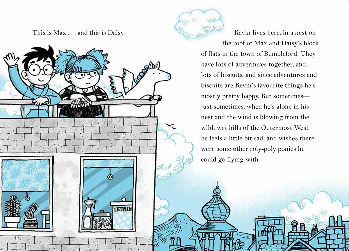 Kevin Vs The Unicorns: A Roly-Poly Flying Pony Adventure h/c (Exclusive Signed Page 45 Bookplate) - Image 6